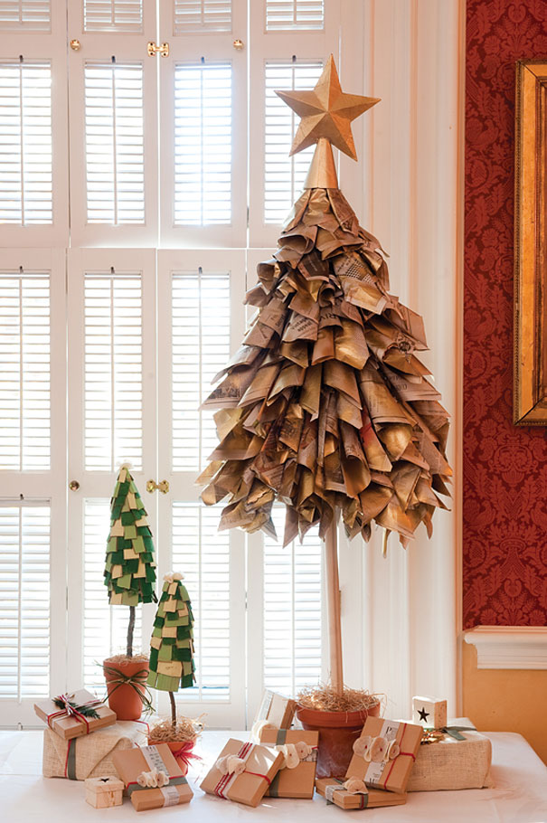 Inspire-se! Árvores de Natal criativas e baratinhas pra decorar a sua casa  - Curta Mais